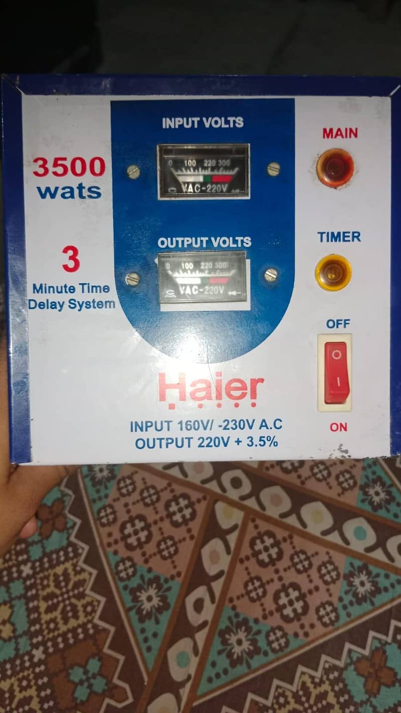 Haier stabilizer 1