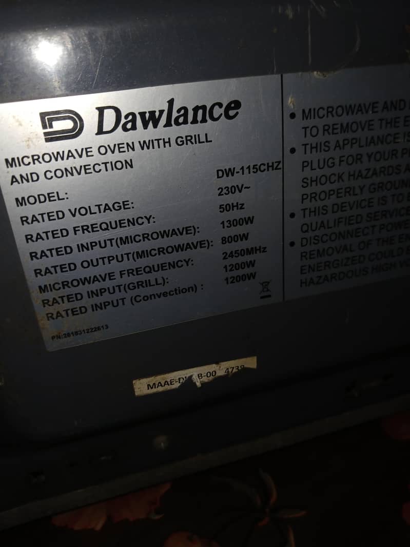 Dawlance 115CHZ 6