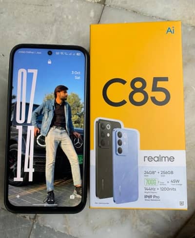 Realme C85 24/256GB Official PTA Echange possible With Good Phone