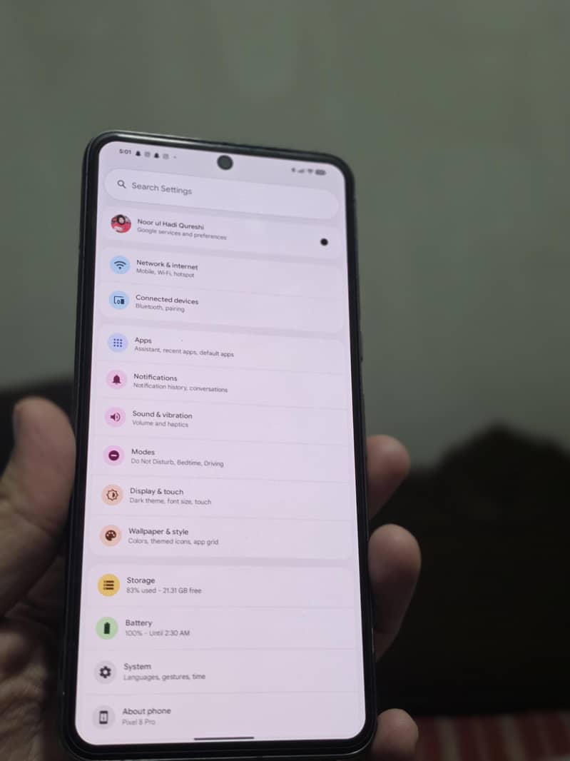 Google Pixel 8 Pro 9