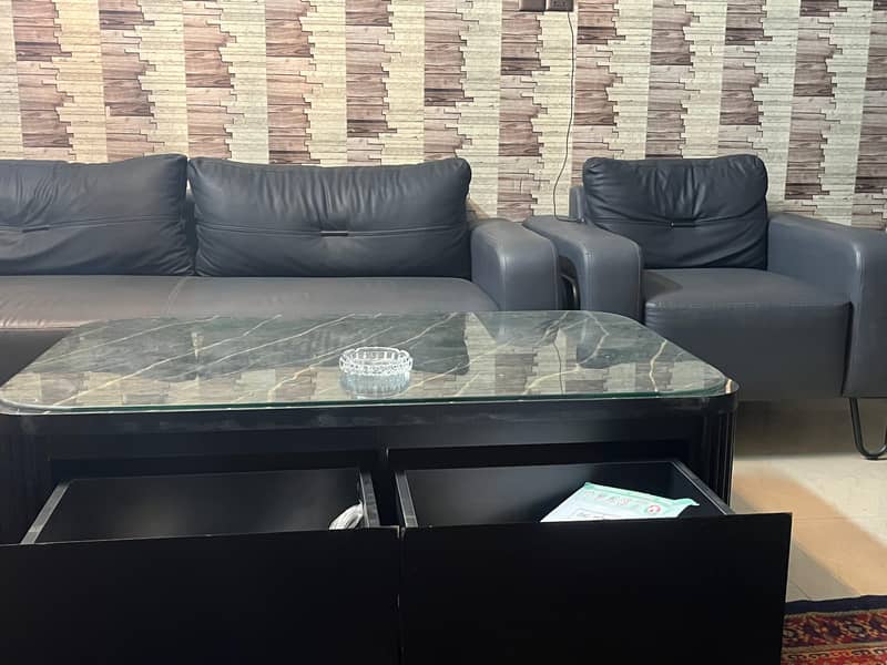 Sofa set with table 2
