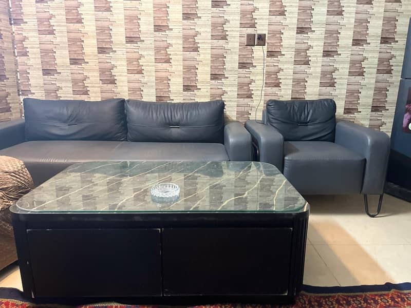 Sofa set with table 4