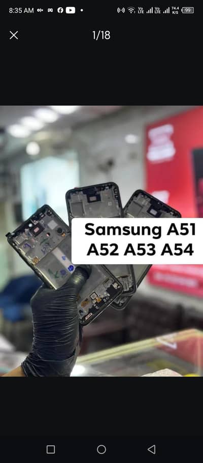 Samsung S22 Ultra s23ultra a52 a53 a54 s20fe Display