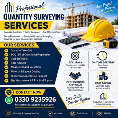 professional Quantity Surveying Services