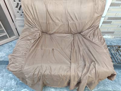 Comfortable Sofa Set with Fitted Covers – Good Foam Quality