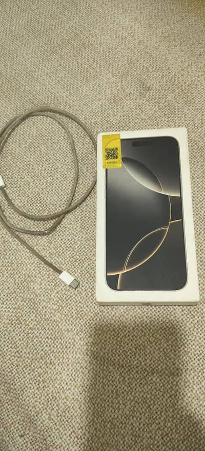 iPhone 16 Pro Max Natural Titanium 256gb Official PTA approved