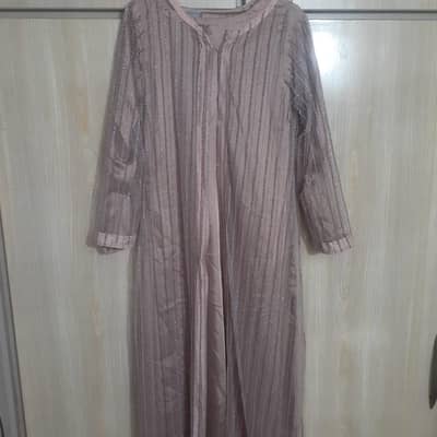 Mauve pink gown