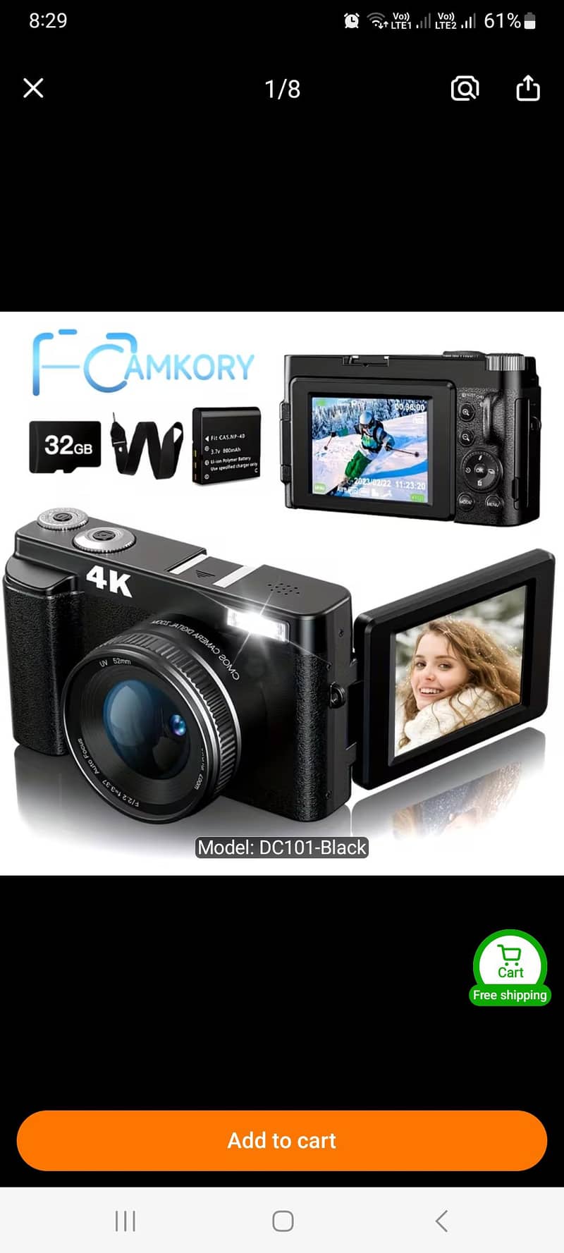 DC101 Digital camera 8