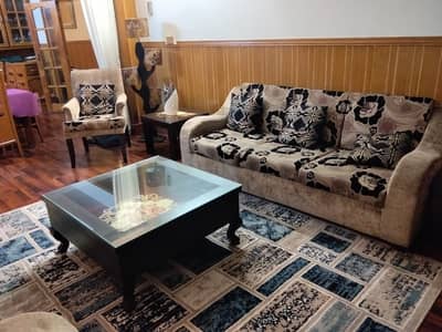 7 Seater along with 2 chairs total 9 seater sofa perfectly used