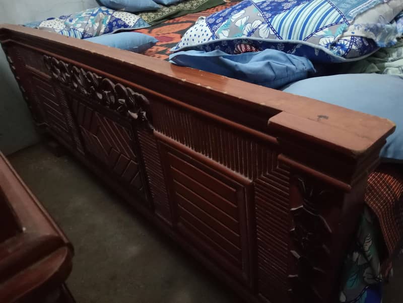 Bed with side Table 1