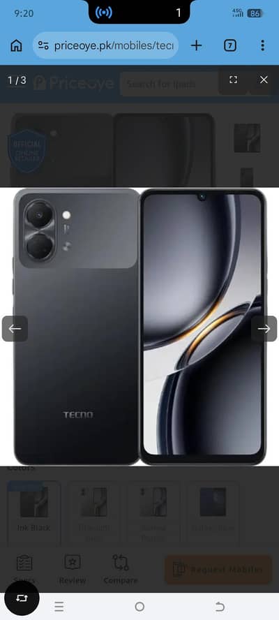 Tecno Spark Go 3 Condition 10/10 Urgent sale 128GB