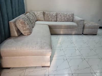 L shaped sofa Urgent for sale