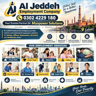 Maid /Cook/Baby Care /Patient Care /Nurse / Kitchen Helper/Driver