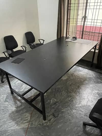Office Table double sided 6 person sitting 8'x4'