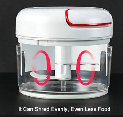 Mini Manual Food Chopper – Garlic, Ginger, Vegetable & Chili Cutter