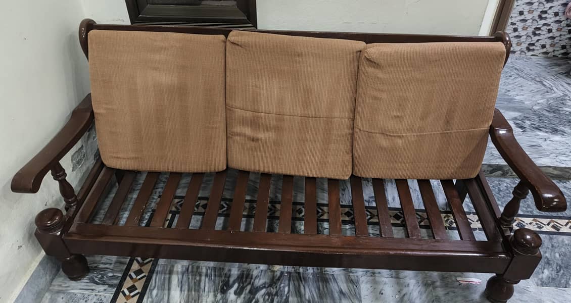 Sofa Set (1 Three-Seater + 2 Single Sofas) 5
