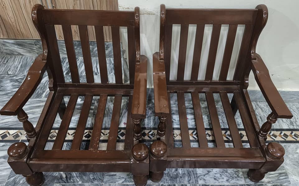Sofa Set (1 Three-Seater + 2 Single Sofas) 6