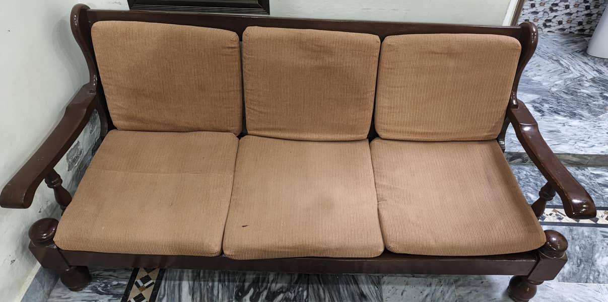 Sofa Set (1 Three-Seater + 2 Single Sofas) 7