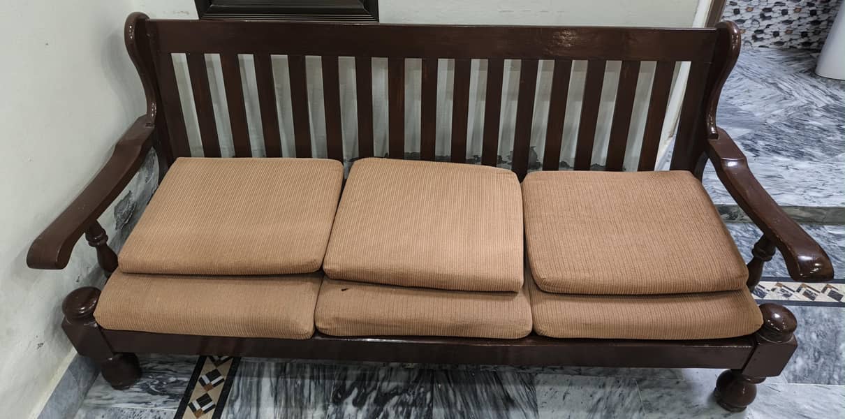 Sofa Set (1 Three-Seater + 2 Single Sofas) 8
