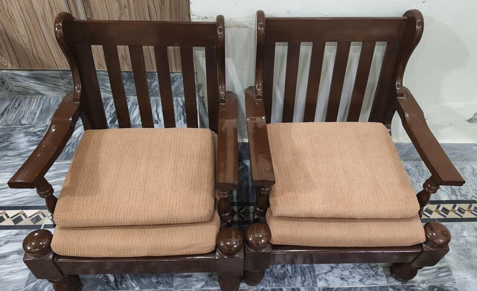 Sofa Set (1 Three-Seater + 2 Single Sofas) 10