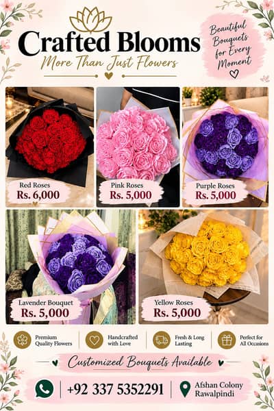 Premium Rose ,Beautiful Gift Bouquets ,Customized Bouquets