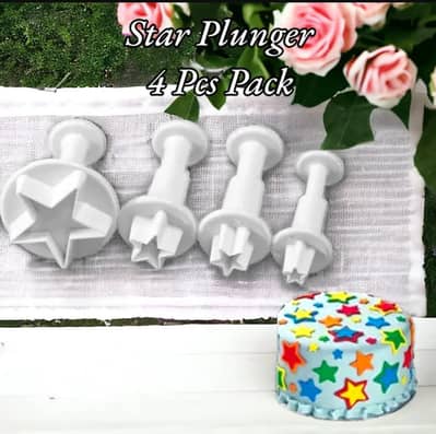 star plunger for cake and craft use