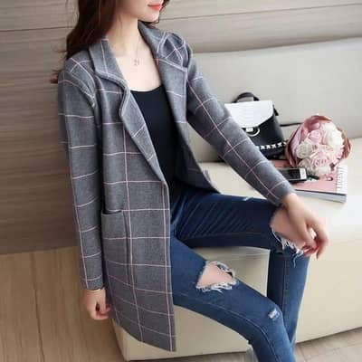 women's Pocket Collar Style Lining Printed upper