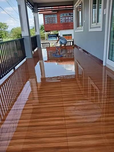 SPC gloss flooring- Flooring tiles - wooden flooring