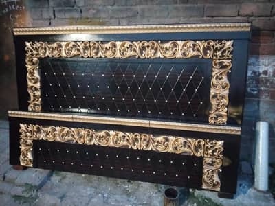 Double bed wooden king siza Double bed bed set single Bed