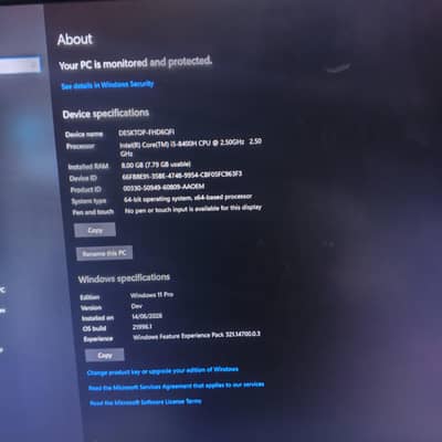 Core i5 8th Gen H-Series Laptop | 8GB RAM | 256GB SSD