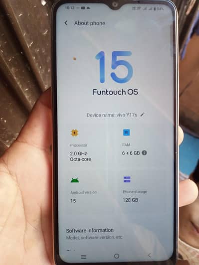 Vivo Y17s 6/128/5000mh battery 03140058144 wattsapp
