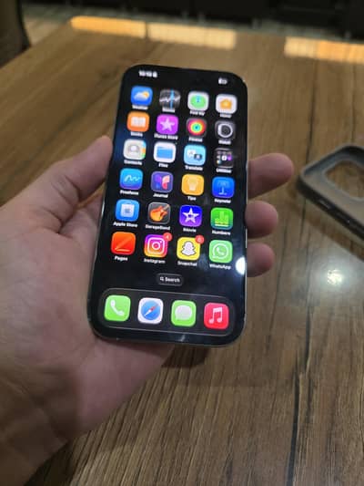 iphone 16 pro 128 gb non pta jV  natural titanium 10 by 10