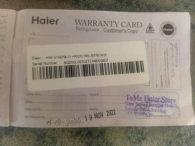 HRF 216 Haier black