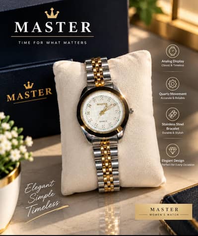 Master Women’s Watch – Two Tone