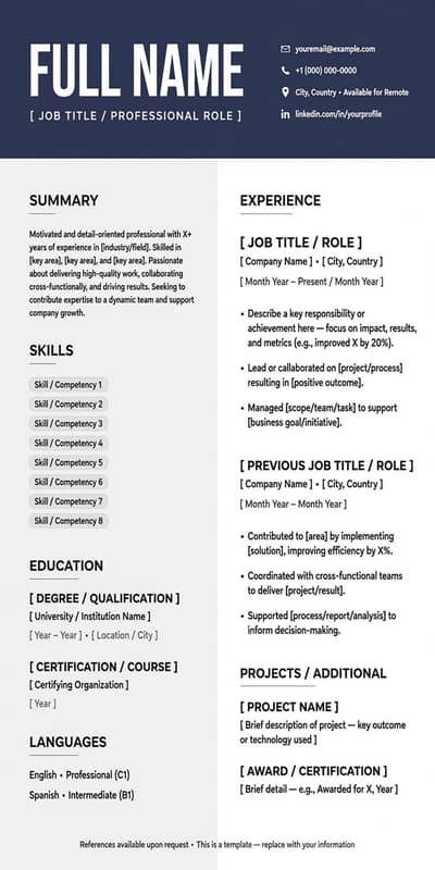 Professional CV. Resume. Assignment Design -200 Rs
