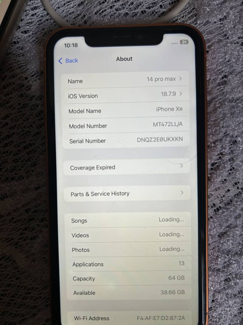 Apple iPhone XR 4
