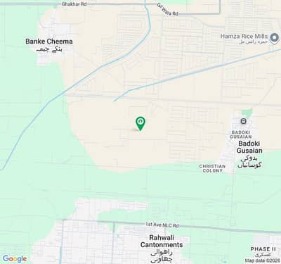 1 Kanal Plot For Sale In M Block - DHA Gujranwala