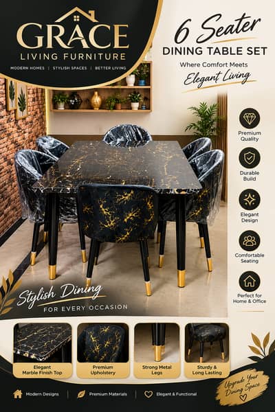 6 chair Dining Table, Table for sale, Dining table, 4 chair table