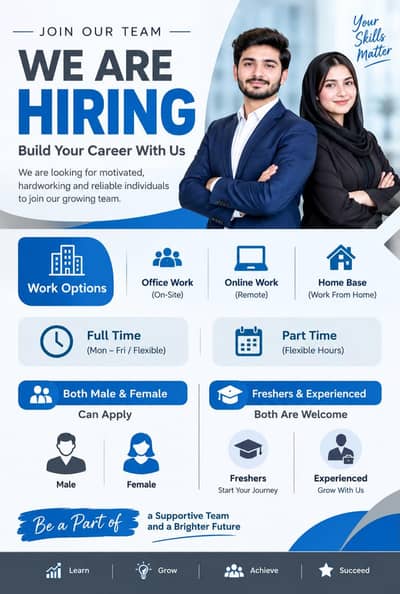 Start your career with us!!