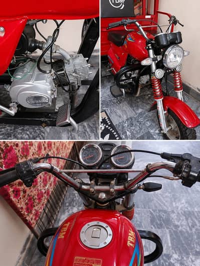 TBM 100cc loader with power gar engine 100%