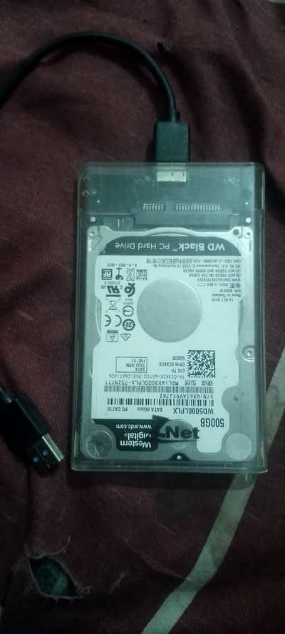 hdd 500 gb saf condition or 90 percent health ma Hy