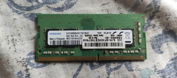 8gb DDR4 laptop ram samsung
