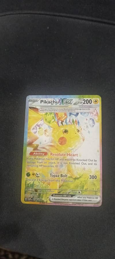 Pikachu ex HP 200