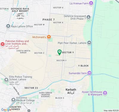 10 Marla Residential Plot Is Available For Sale In DHA Phase 7 Plot # Y 3384