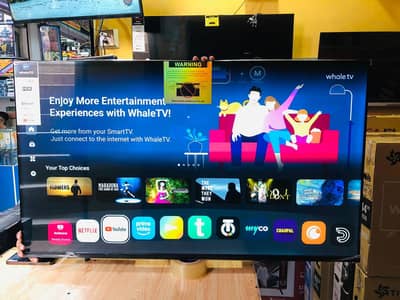 latest arrival 50 smart led TV original 4k voice remote