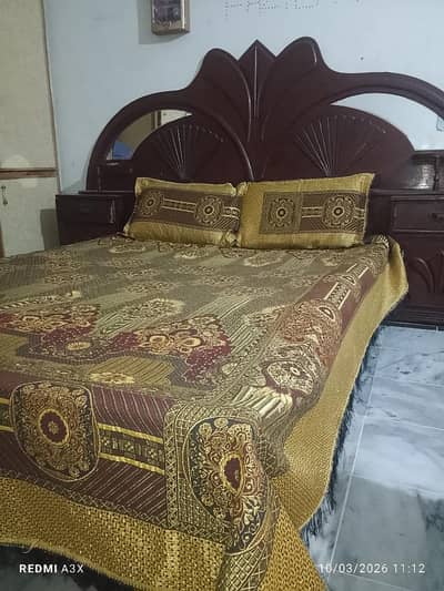 Double Bed + 5 Seater Sofa