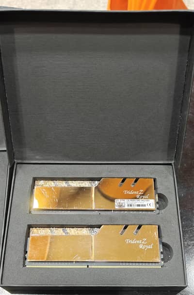 gskill trident z royal gold and silver kits