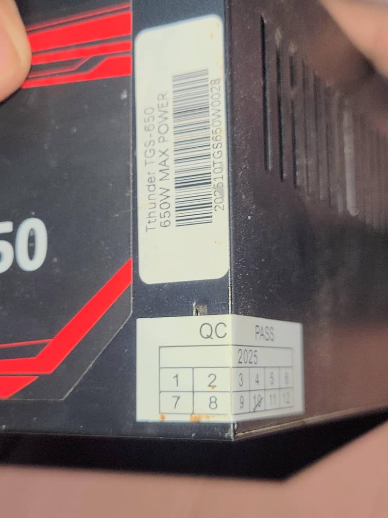 thunder 650w PSU 1