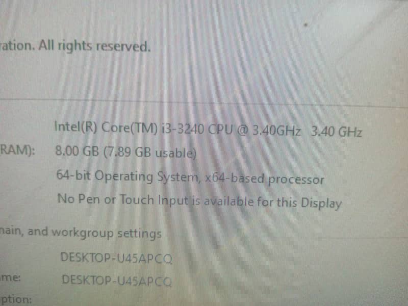 dell optiplex 7010 core i3 3rd generation 3