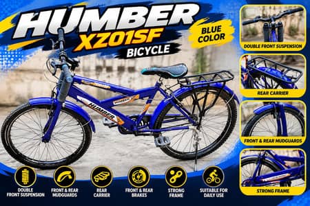 Humber XZ01SF Bicycle | Blue Color | Mountain Bike
